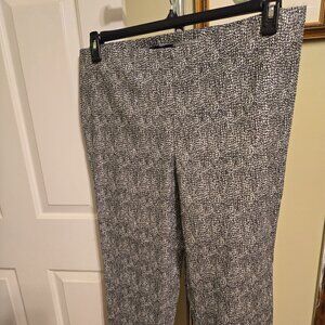 Karen Kane shimmery black/off white print leggings - 3X -  NWT